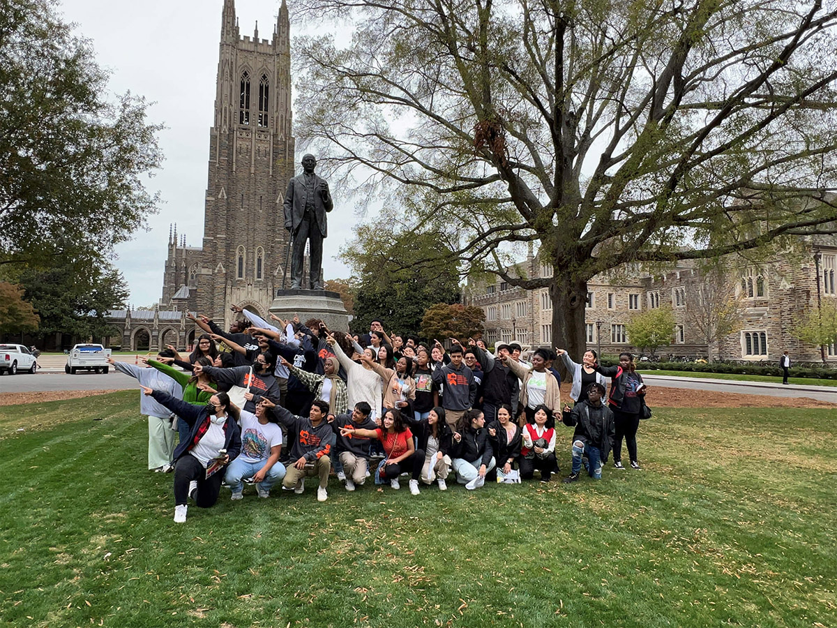 Group photo or Princeton students
